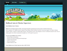 Tablet Screenshot of bullheadauto.com